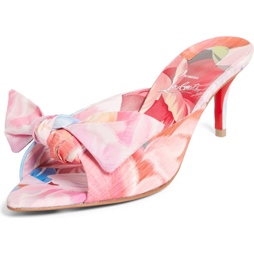 Christian Louboutin Mulazee Slide Sandal In Multi