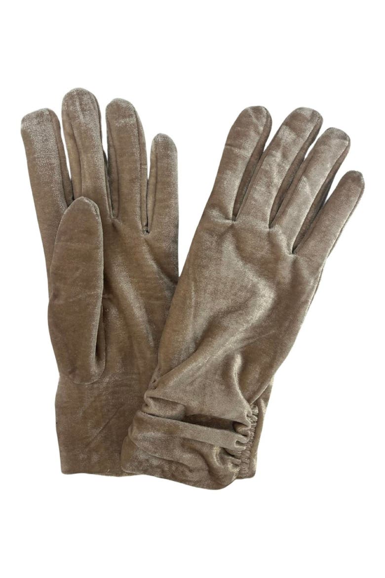 Velvet Gloves, Main, color, CHAMPAGNE