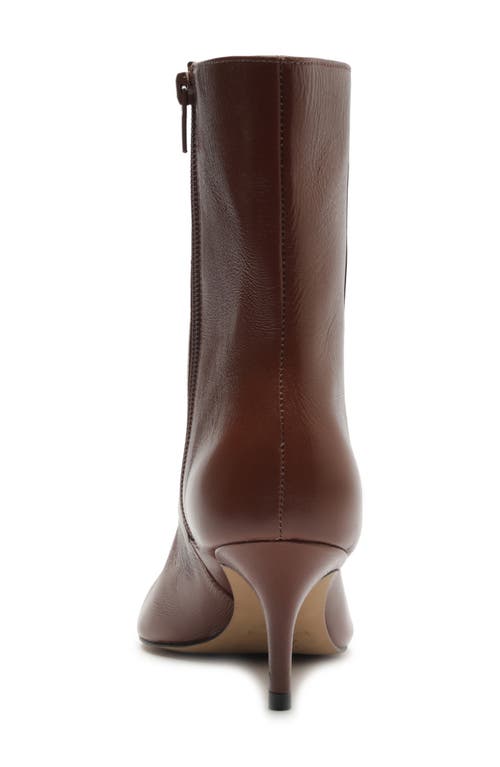 Arezzo Sasha Pointed Toe Boot In Brown