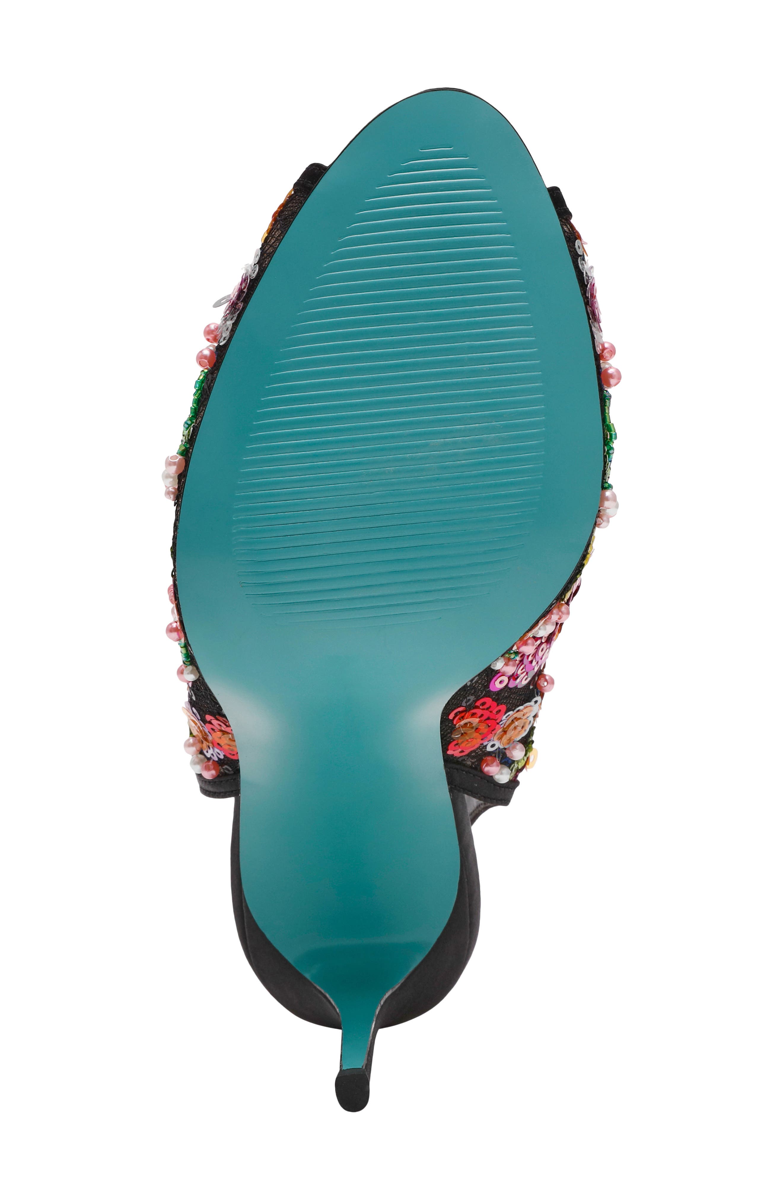Betsey Johnson Gerri Sequin Slingback Sandal, Alternate, color, 