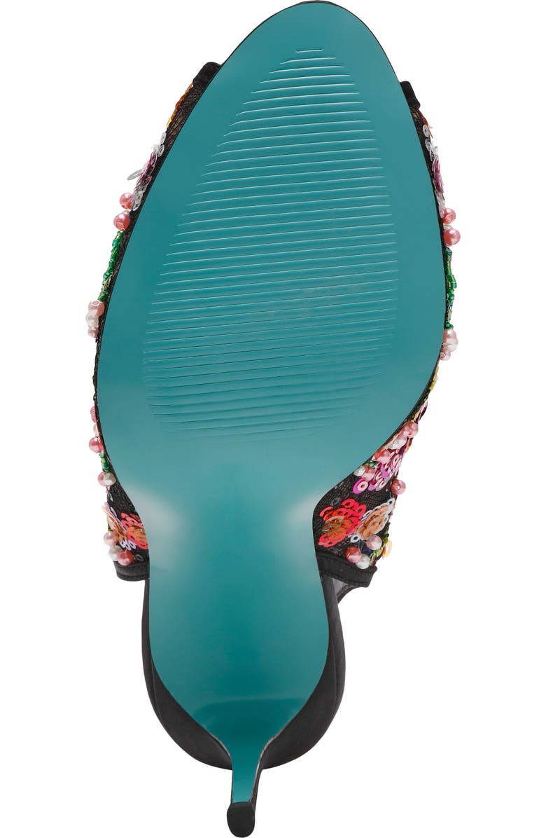 Betsey Johnson Gerri Sequin Slingback Sandal, Alternate, color,