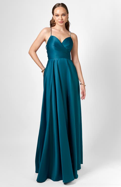 Hanna Open Back A-Line Gown