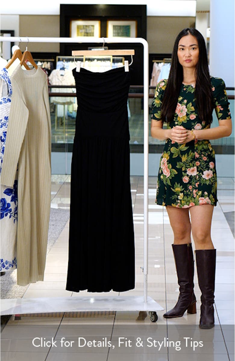 Mariana Strapless Maxi Dress, sales video thumbnail