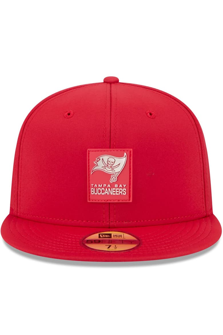 Men's New Era Red Tampa Bay Buccaneers 2025 Sideline  59FIFTY Fitted Hat, Alternate, color, Red