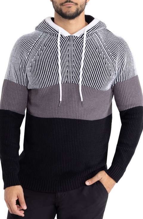 Colorblock Drawstring Hoodie