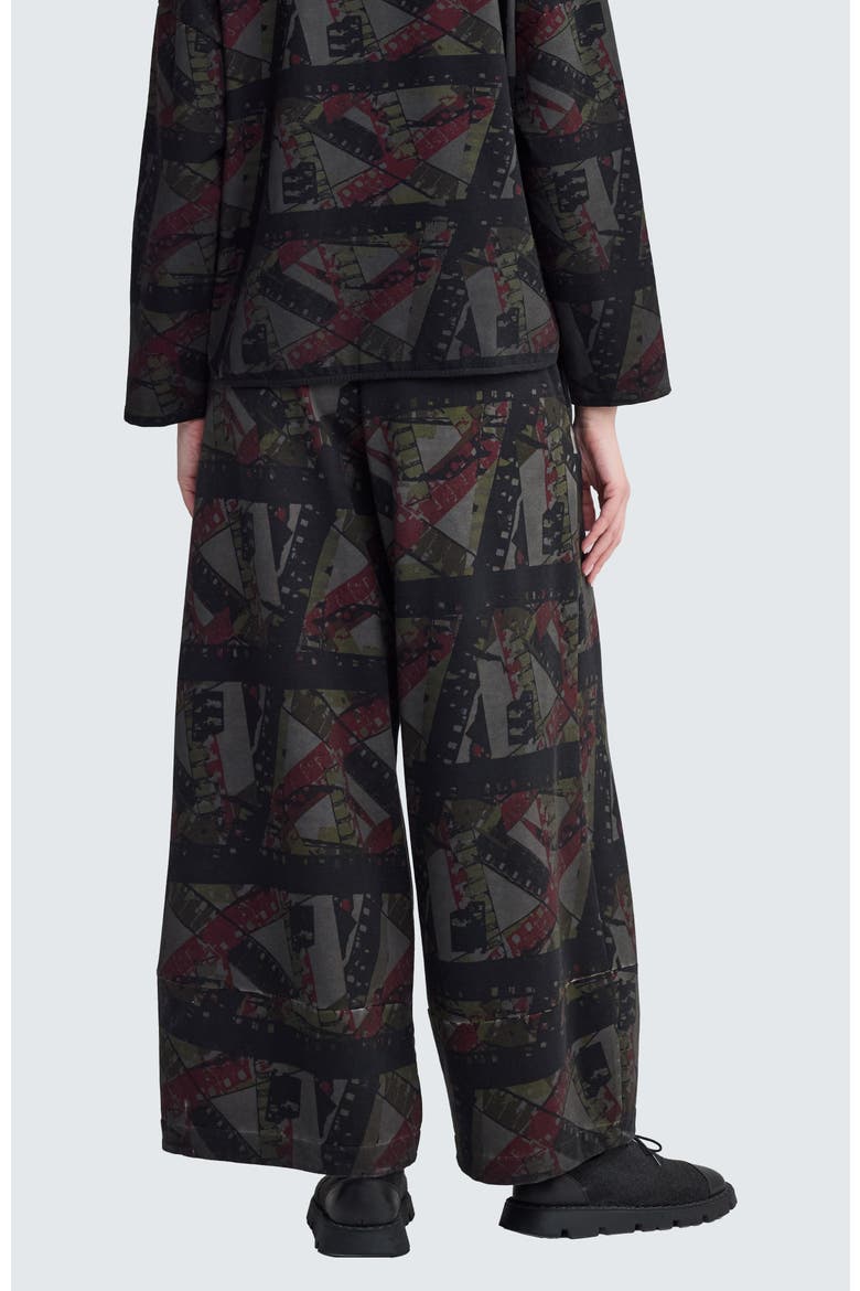 Fiona Voluminous Balloon Pants, Alternate, color, Smoky Print
