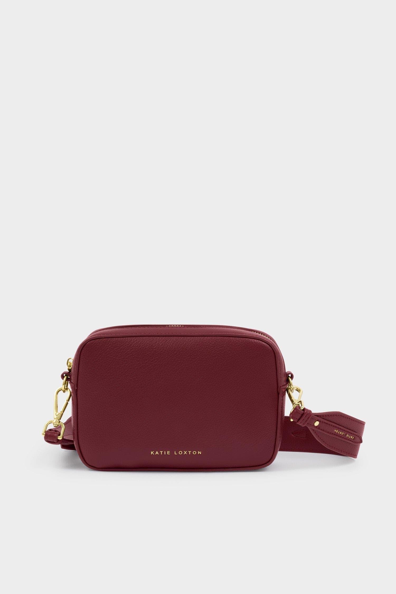 Katie Loxton Avery Small Crossbody Bag in Cherry, Main, color, Cherry