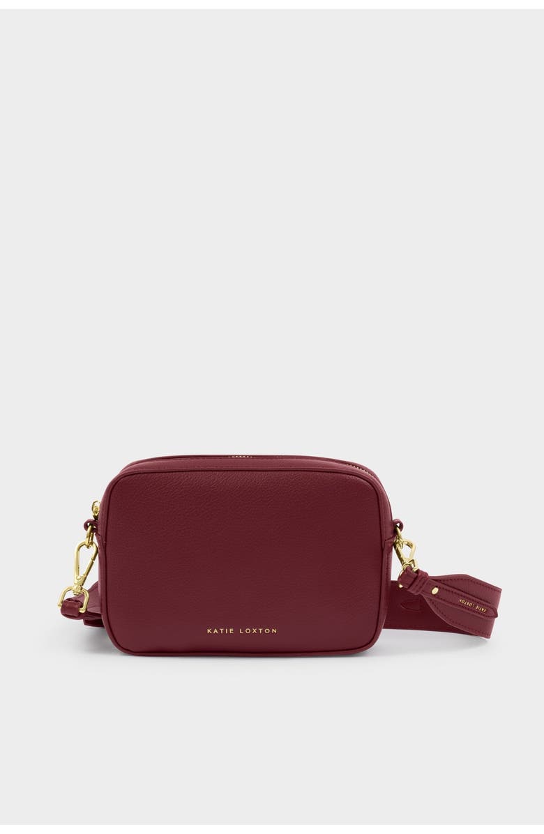 Katie Loxton Avery Small Crossbody Bag in Cherry, Main, color, Cherry
