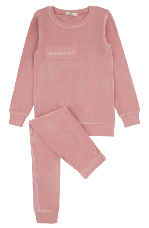 Velour Patch Loungewear Set