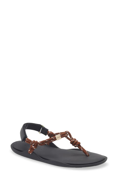 Cord Water Repellent Slingback Thong Sandal (Women)