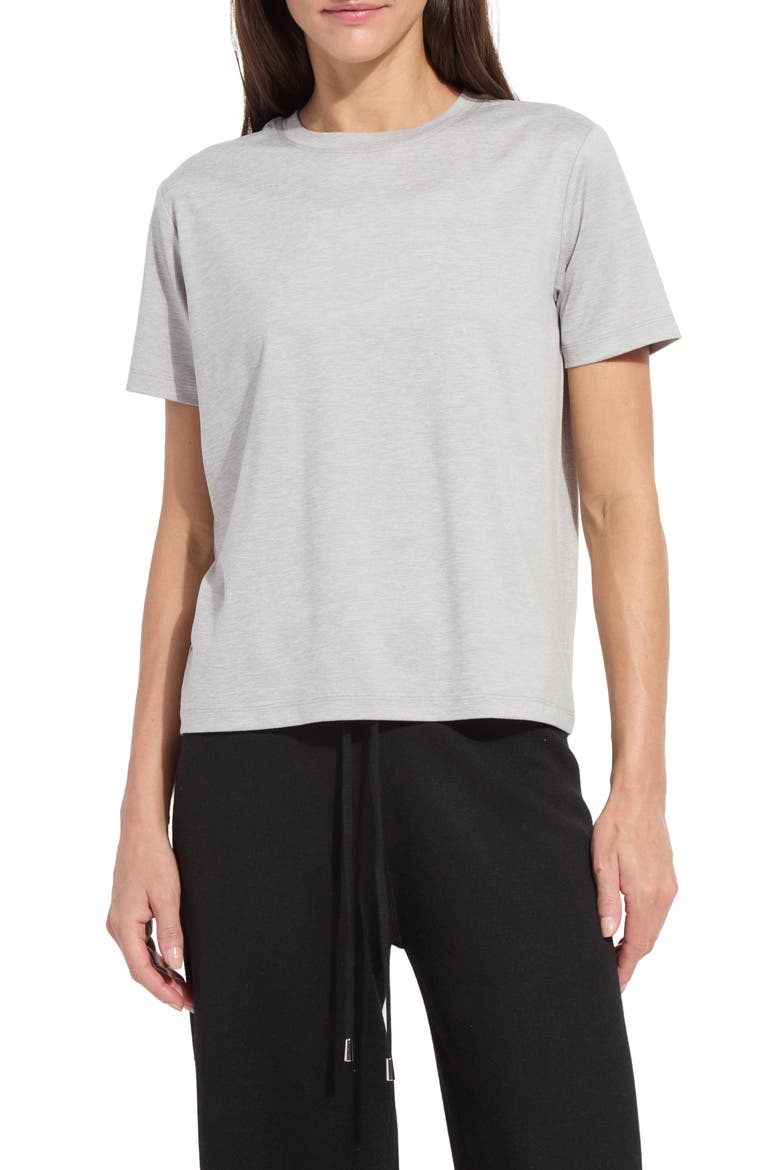Boxy Jersey T-Shirt, Main, color, LIGHT GREY MELANGE