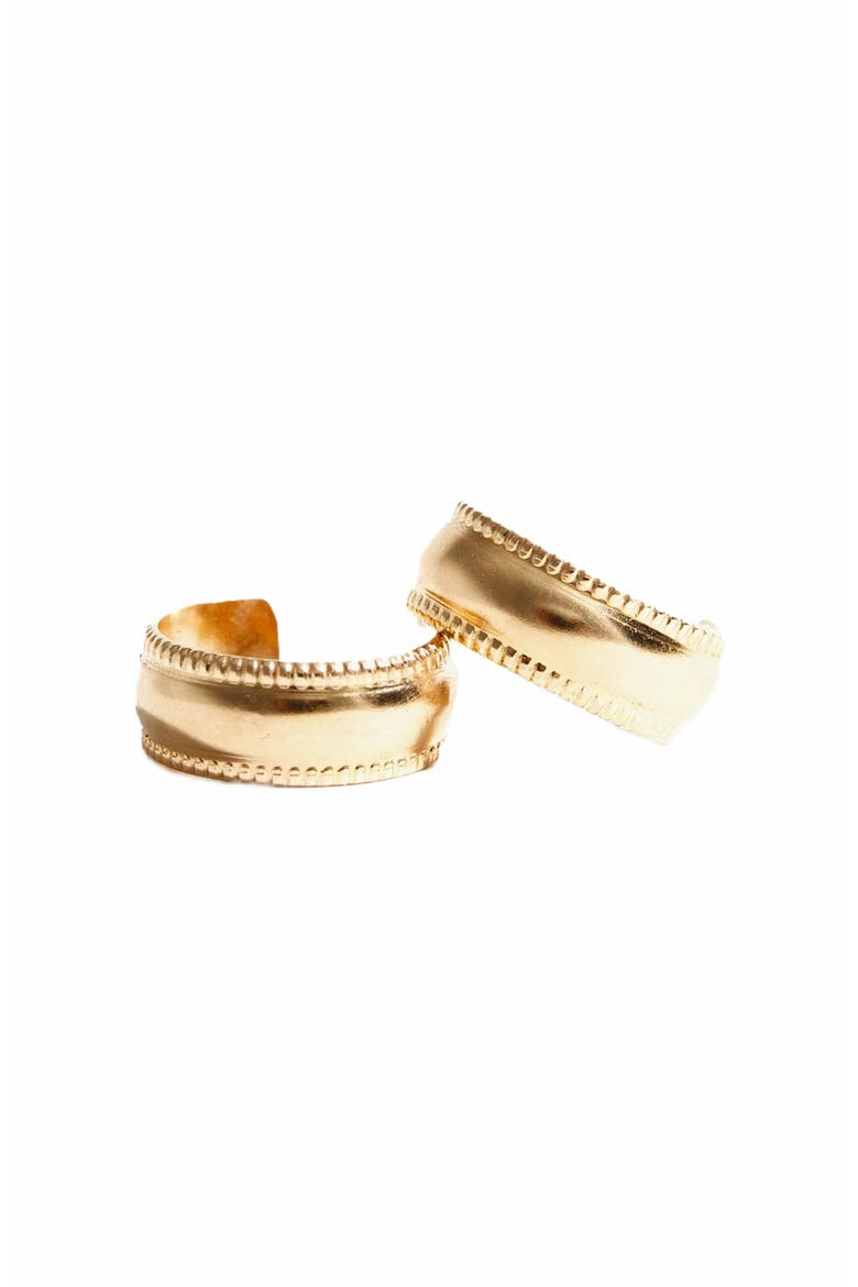 Chunky Column Hoops, Main, color, Gold-filled
