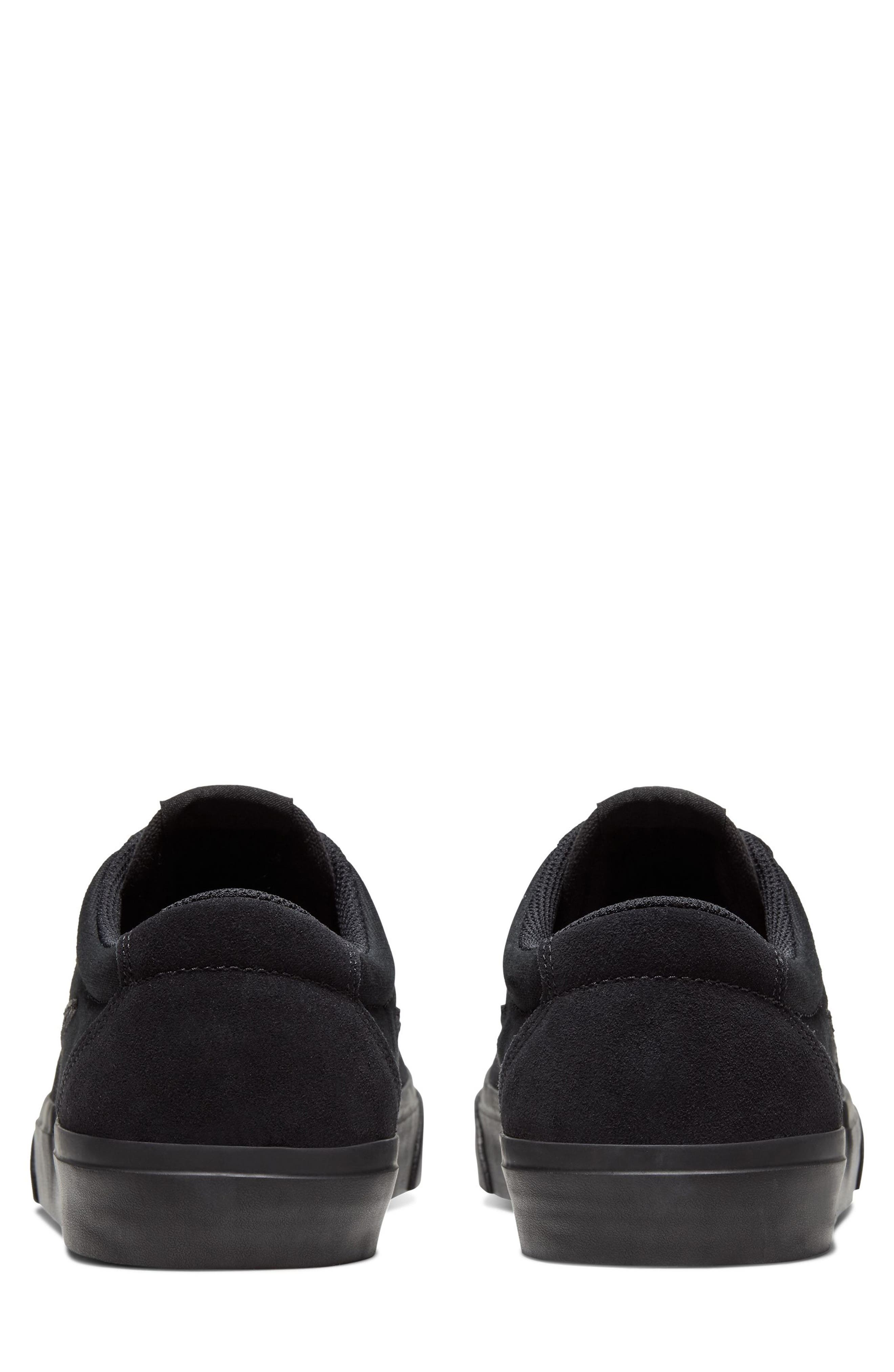 SB Chron Solarsoft Skateboarding Sneaker, Alternate, color, BLACK/ BLACK/ BLACK