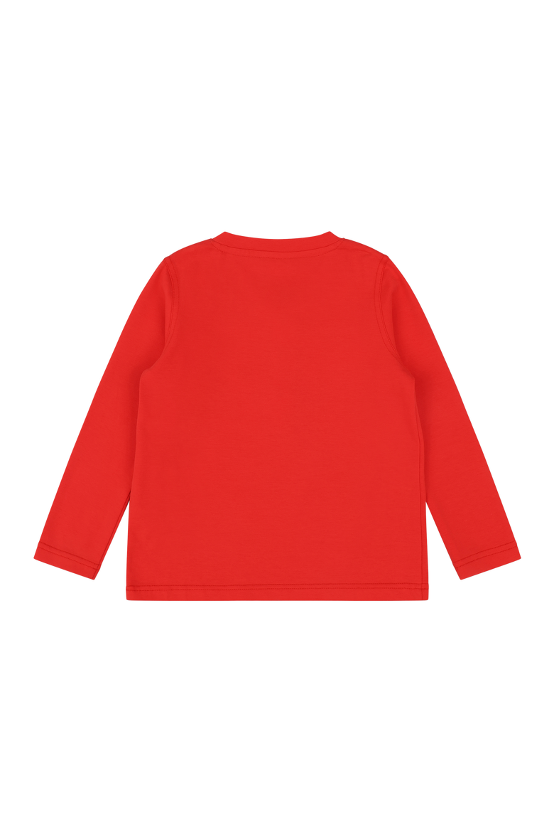Boys Pocket Long-Sleeve Henley Shirt, Alternate, color, Red