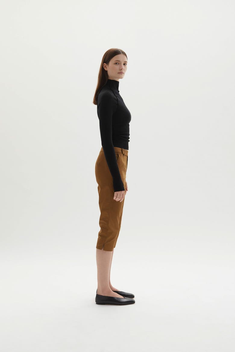 Sara Capri Pants, Alternate, color, Olive