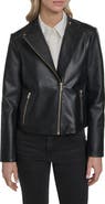 Cole Haan Signature Band Collar Racer Jacket