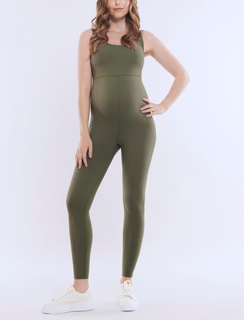 Motherhood Maternity Sleeveless Active Maternity Unitard