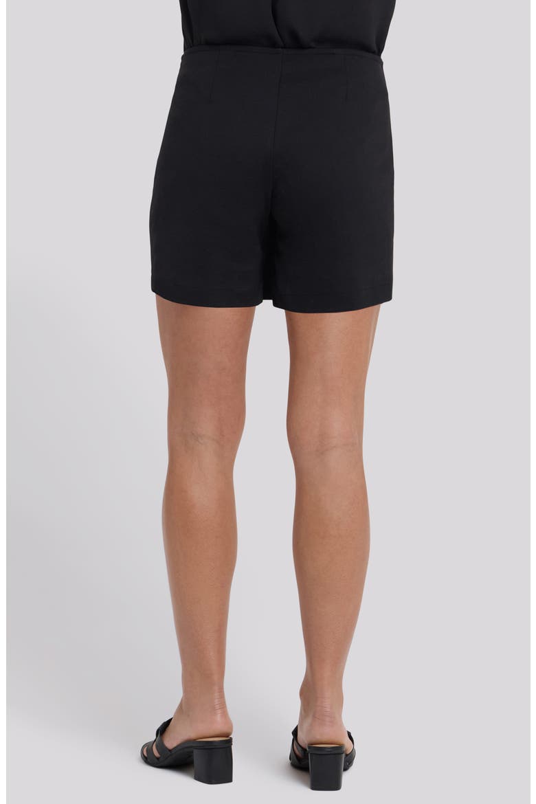 Ponte Skort, Alternate, color, BLACK