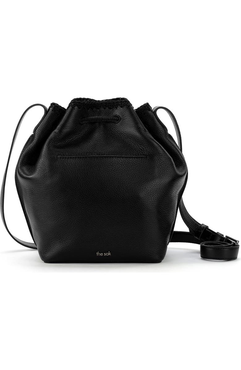 The Sak Ivy Drawstring Leather Bucket Bag, Main, color,