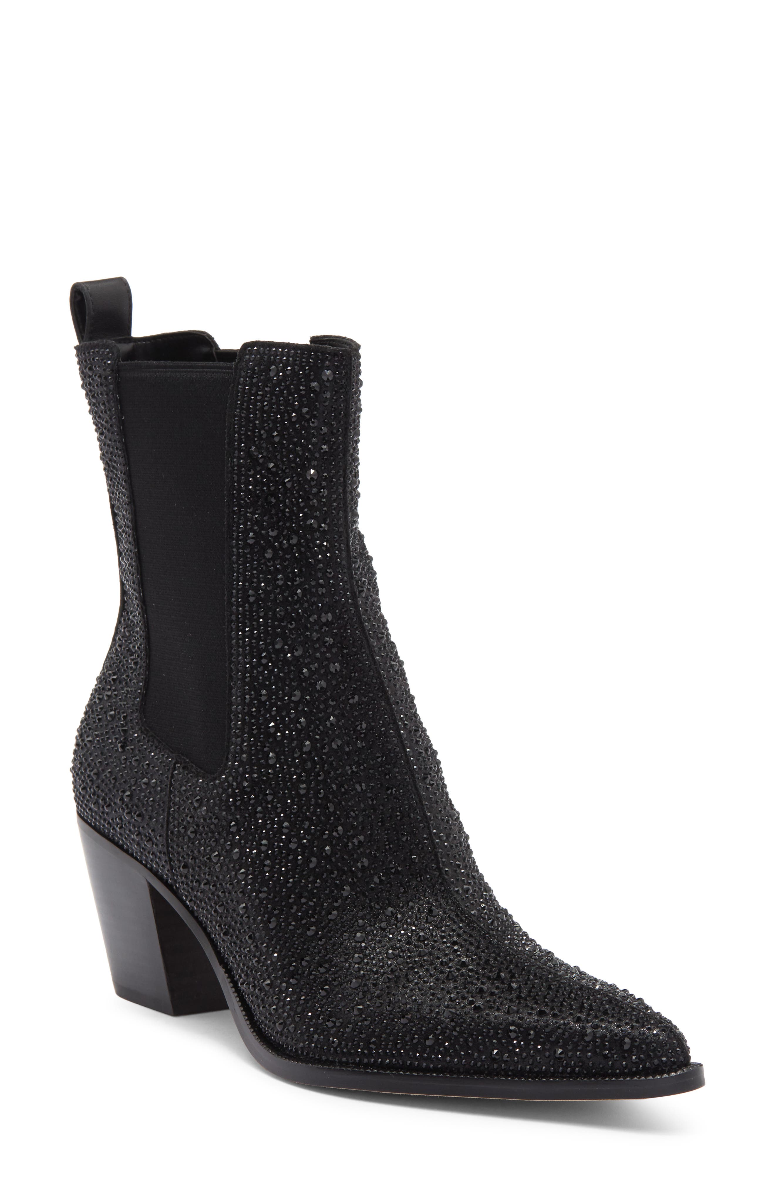 Dolce Vita Shadie Crystal Chelsea Boot, Main, color, 