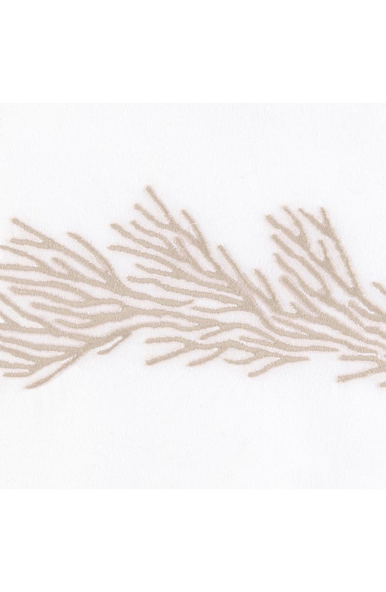 Matouk Atoll Flat Sheet, Alternate, color, Dune