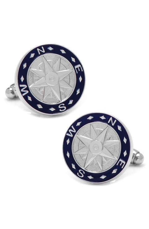 Compass Cuff Links