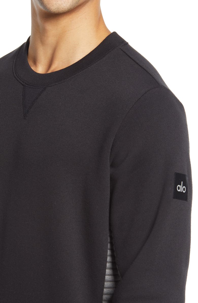 Alo Men's Ridge Crewneck Sweatshirt, Alternate, color, 