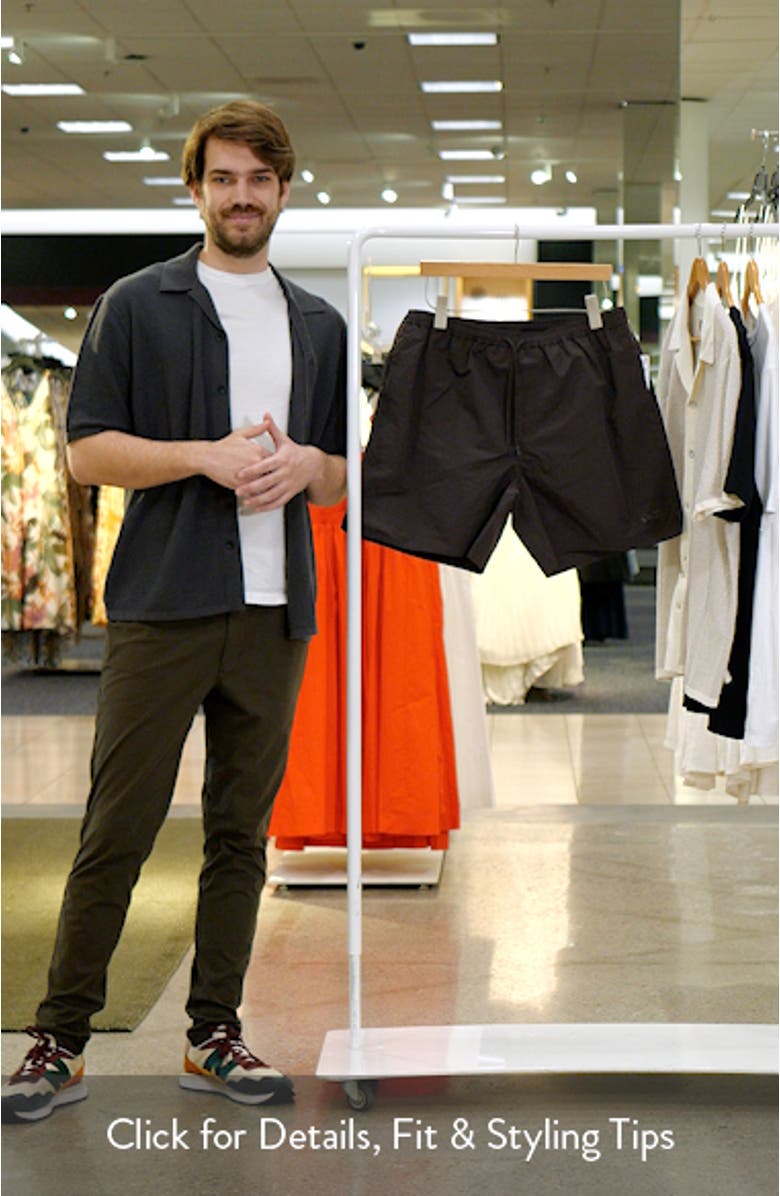 Miki Cotton Drawstring Waist Shorts, sales video thumbnail