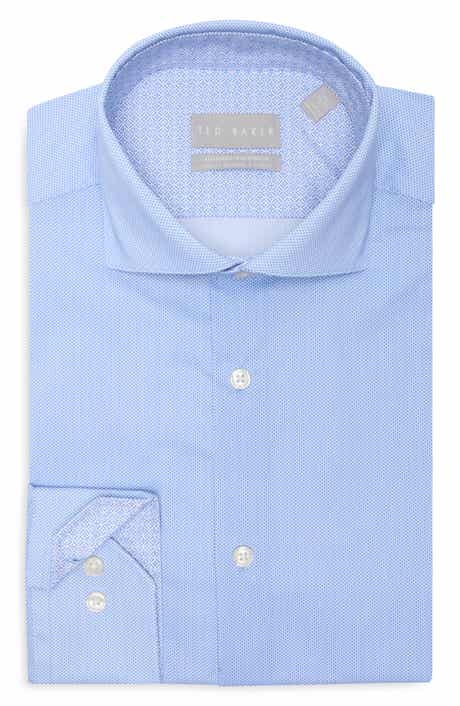 Advanced Tech Stretch Slim Fit Print Dress Shirt