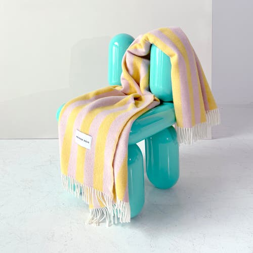 Maison Deux Candy Wrap Blanket In Multi