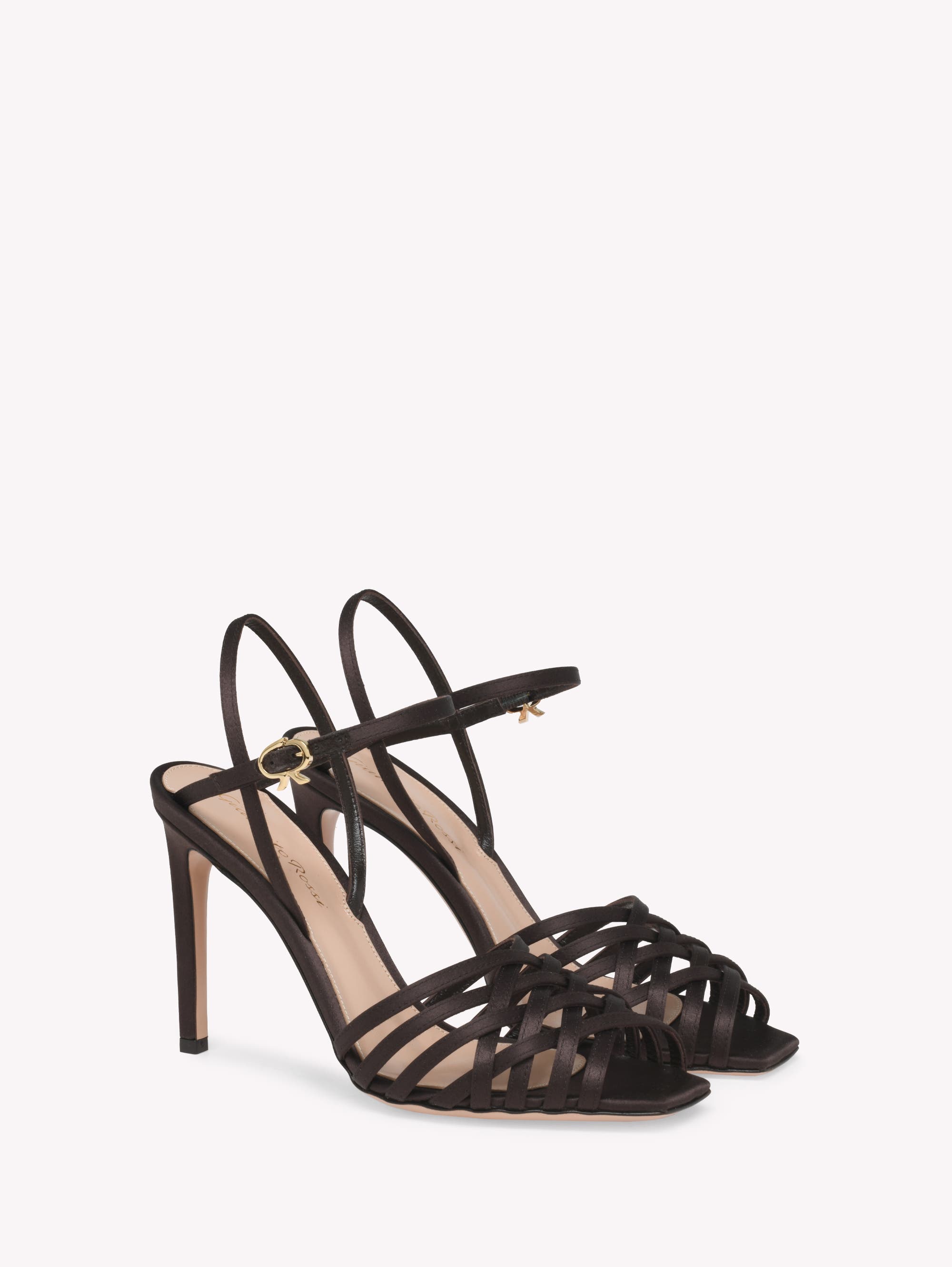 Kerry Sandal, Alternate, color, Brown Fabric
