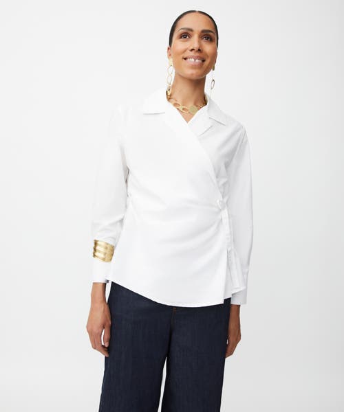Masai Copenhagen Maizabele Long Sleeve Side Tie Shirt In White