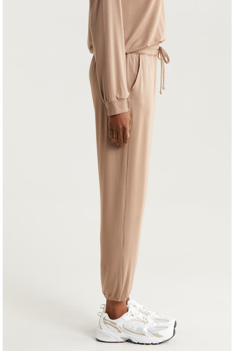 Weekend Joggers, Alternate, color, SOFT COCOA