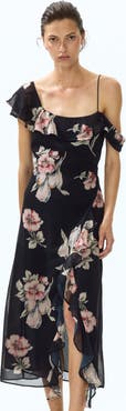 H&M Asymmetric Open-shoulder Dress