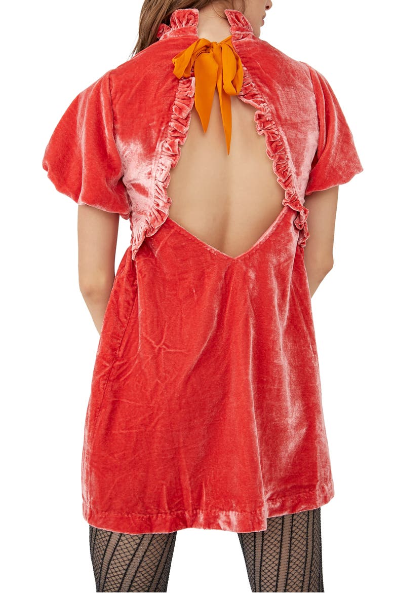 Gum Drop Minidress, Alternate, color, RED