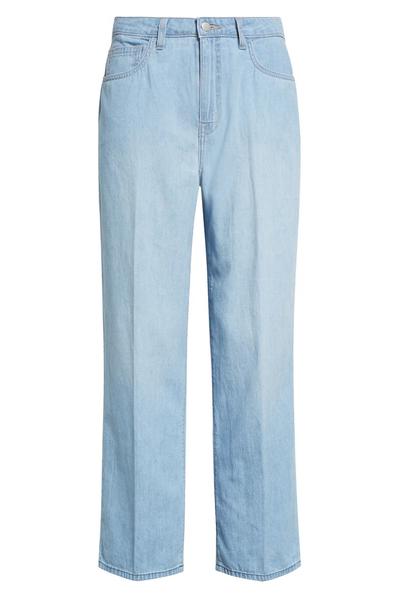 June High Waist Crop Stovepipe Jeans, Alternate, color, DAKOTA