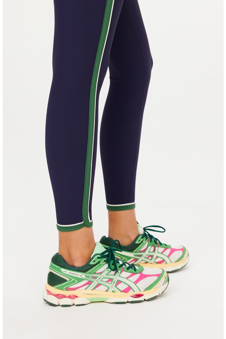 Rhythm 25-Inch High Waist Midi Leggings, Alternate, color, NAVY