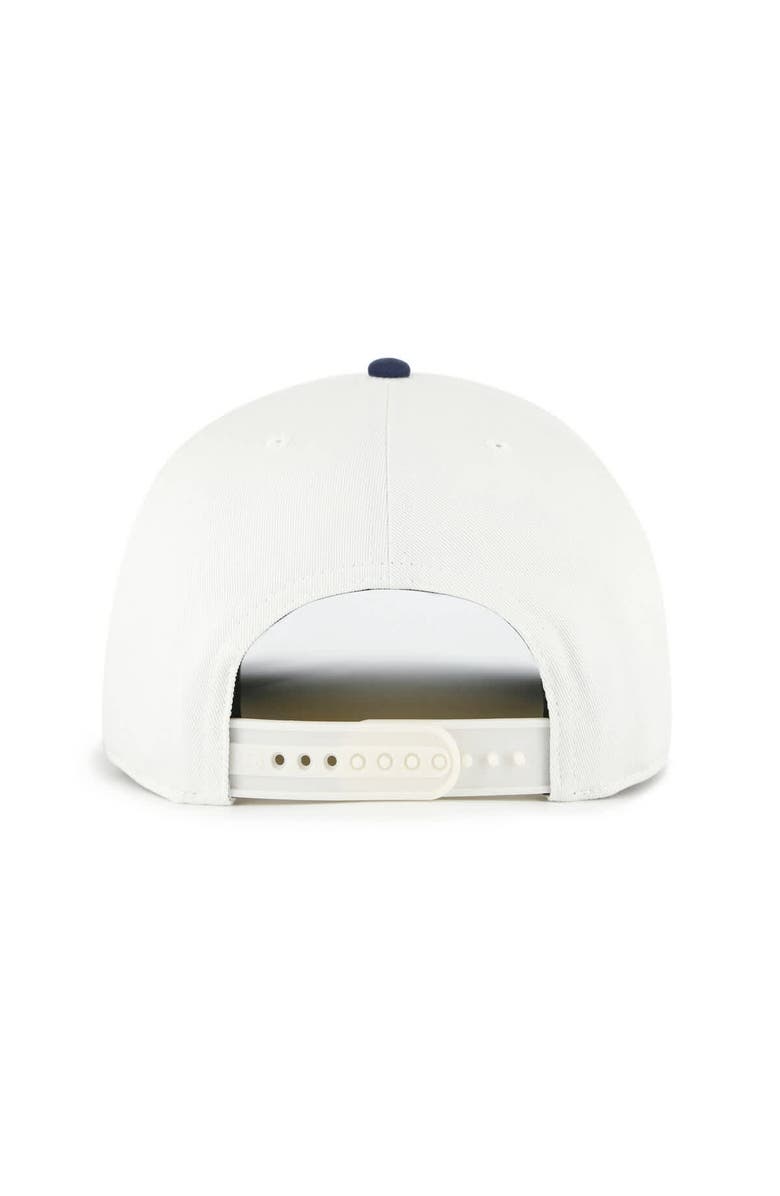 '47 Men's '47 White West Virginia Mountaineers Contemporary Basics Two-Tone Hitch Adjustable Hat, Alternate, color, White