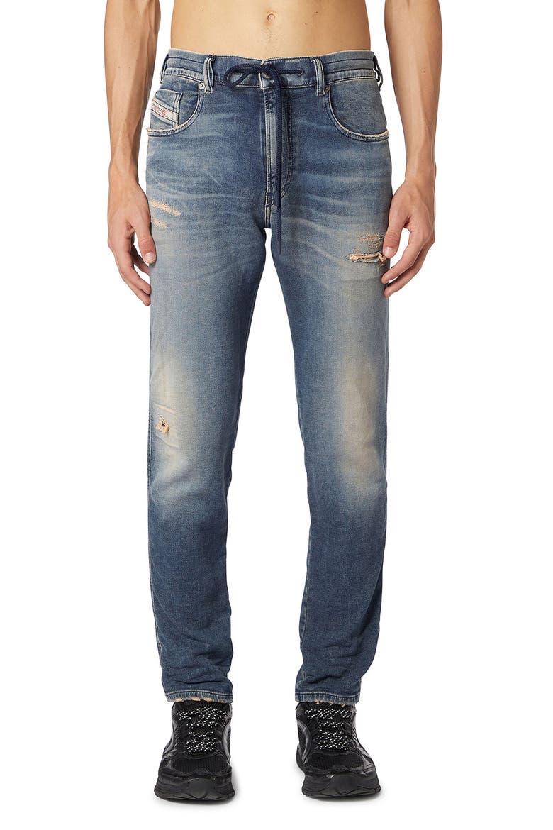 2062 D-Strukt Sweat Jeans, Main, color, DENIM