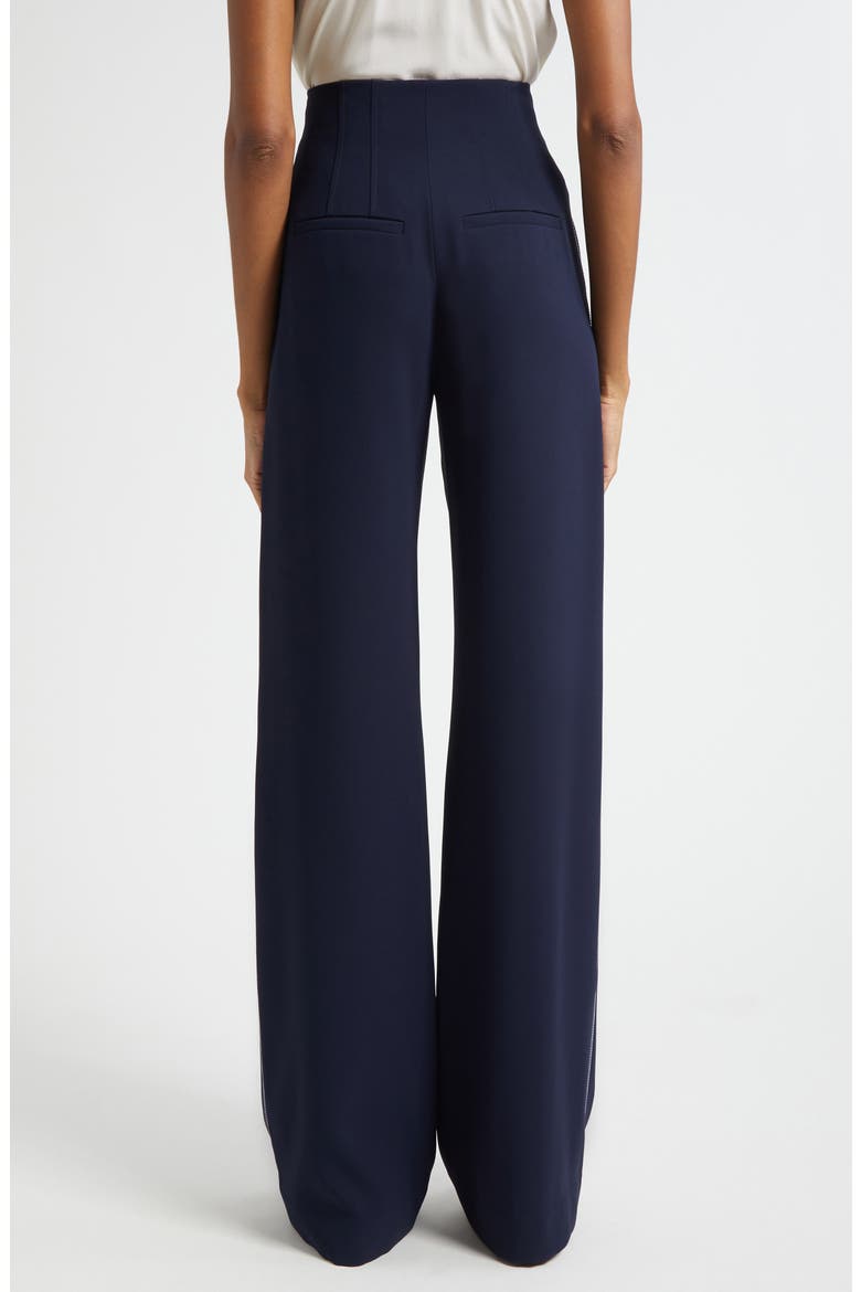 Elin Clean Waist Pants, Alternate, color, NAVY