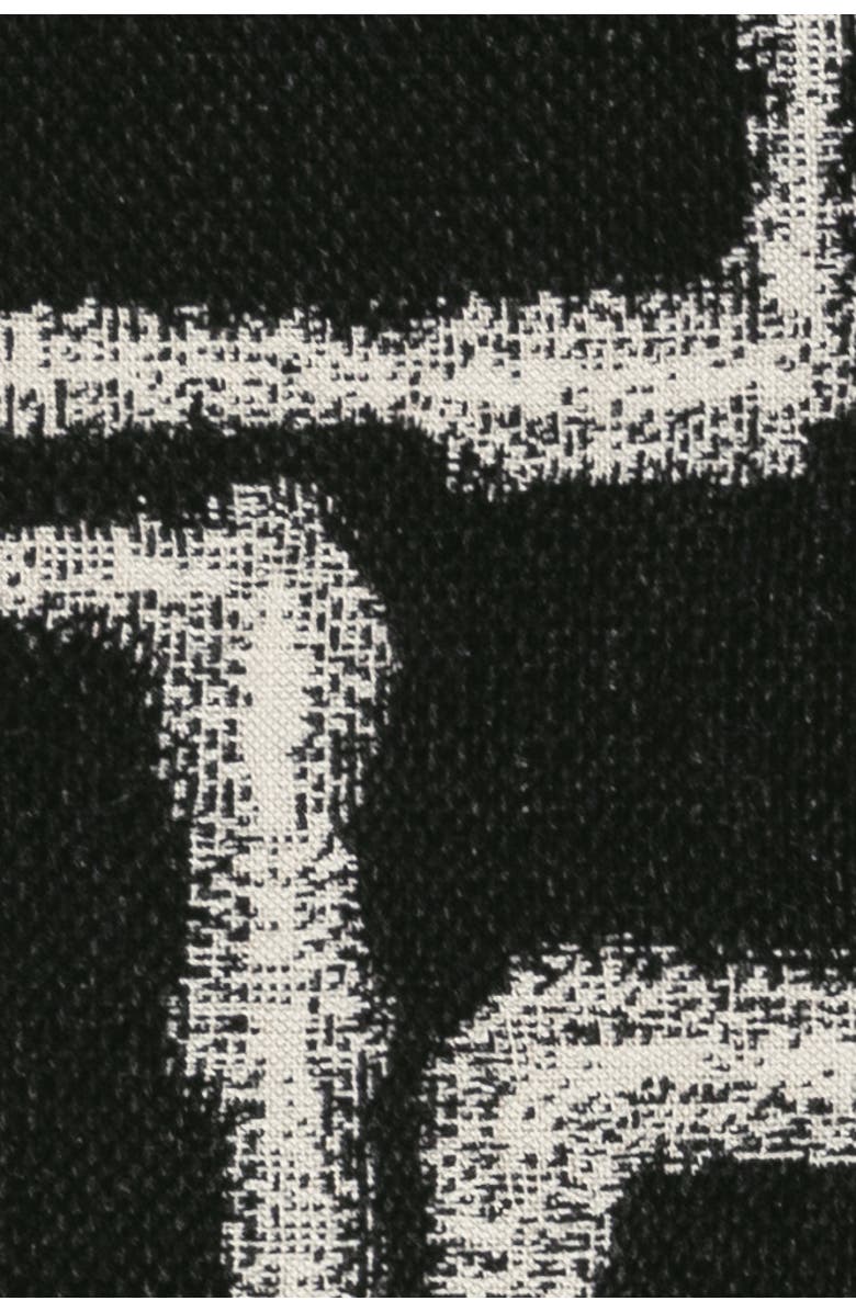 Elaine Smith Kasai Ebony Indoor & Outdoor Woven Accent Pillow, Alternate, color, Ebony