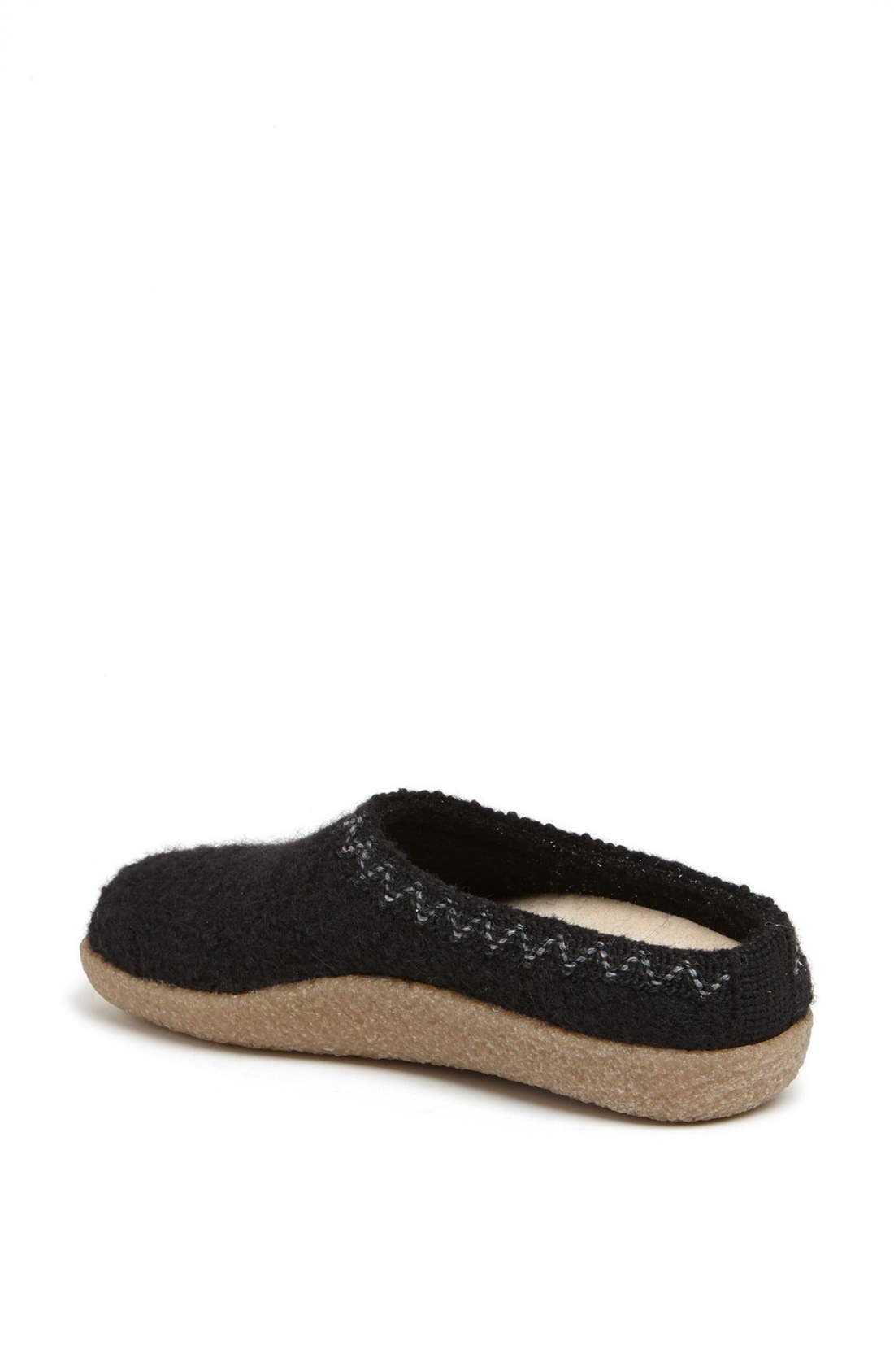 'Steeg' Slipper, Alternate, color, BLACK