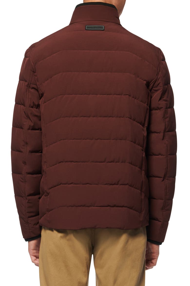 Carlisle Water Resistant Quilted Puffer Jacket, Alternate, color, OXBLOOD