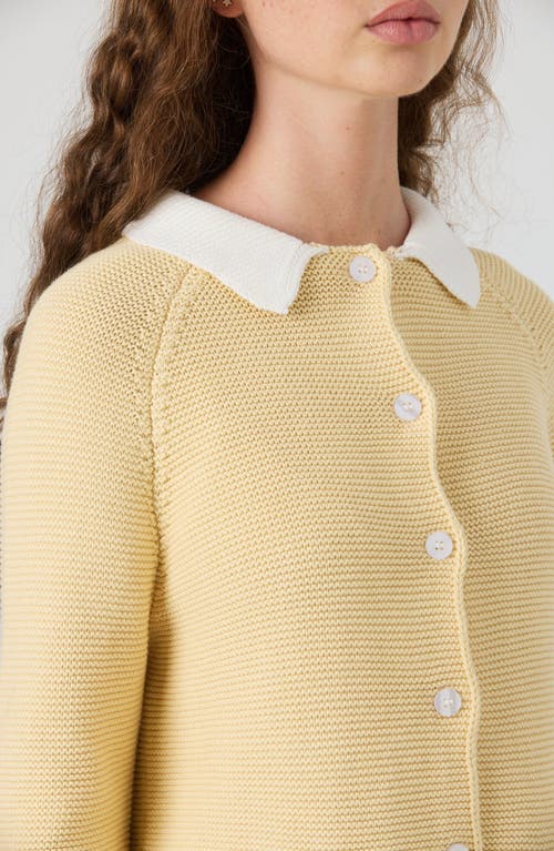 By Tess Collection Chloe Cardigan In Yellow