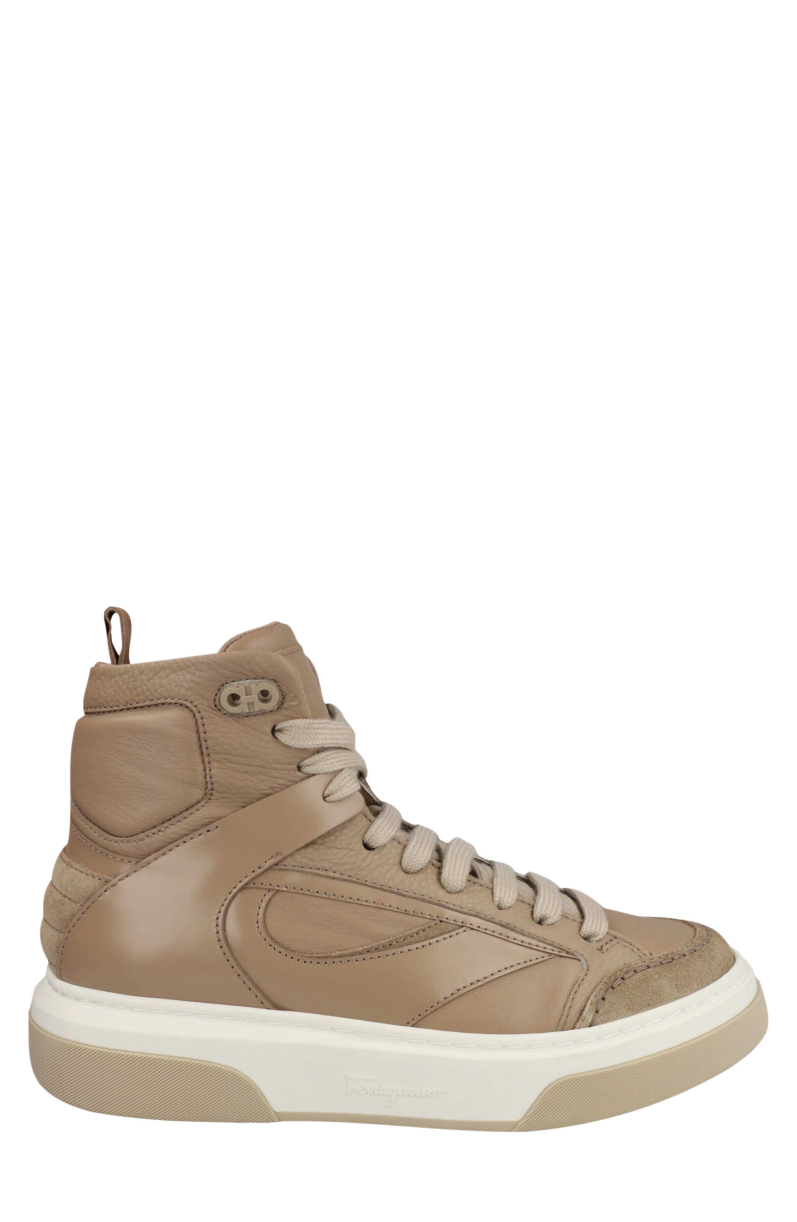 Cassio High Top Sneaker, Alternate, color, BONE