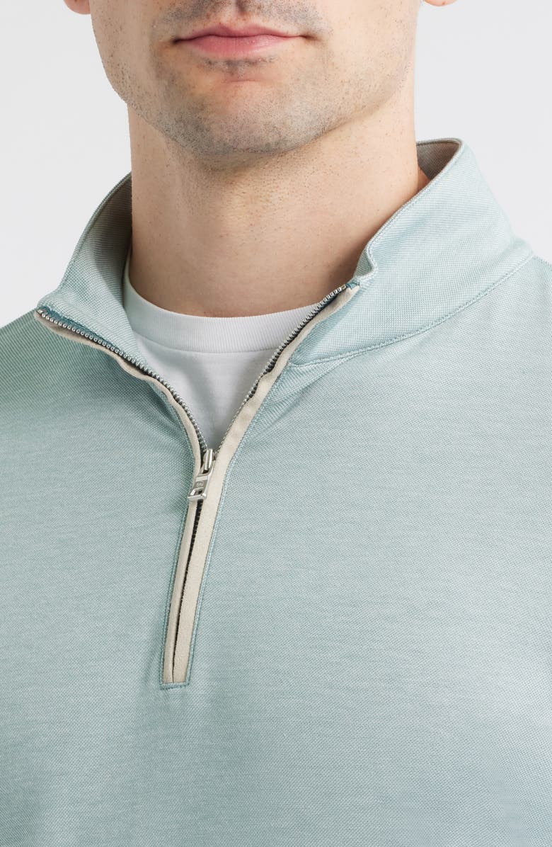 Peter Millar Crown Crafted Albatross Quarter Zip, Alternate, color, Sherwood