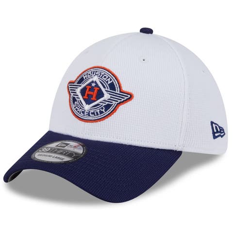 Men's New Era  White/Navy Houston Astros 2025 City Connect Batting Practice 39THIRTY Flex Hat