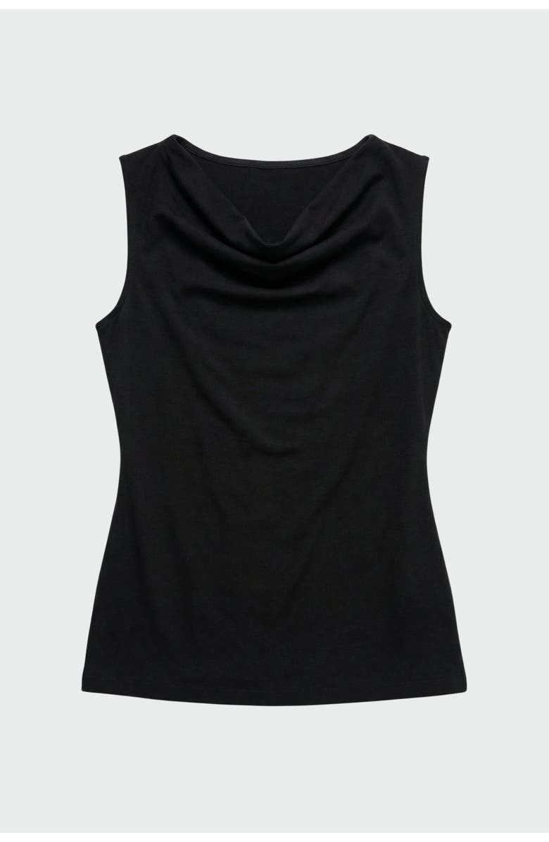Modern Citizen Carissa Cowl-Neck Tank, Alternate, color, Black
