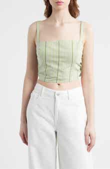 Miranda Stripe Crop Top