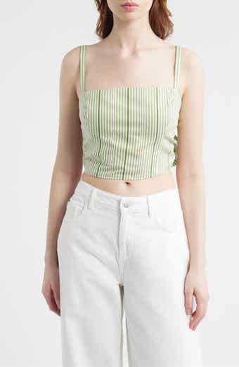 Miranda Stripe Crop Top